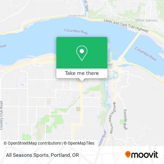 All Seasons Sports map