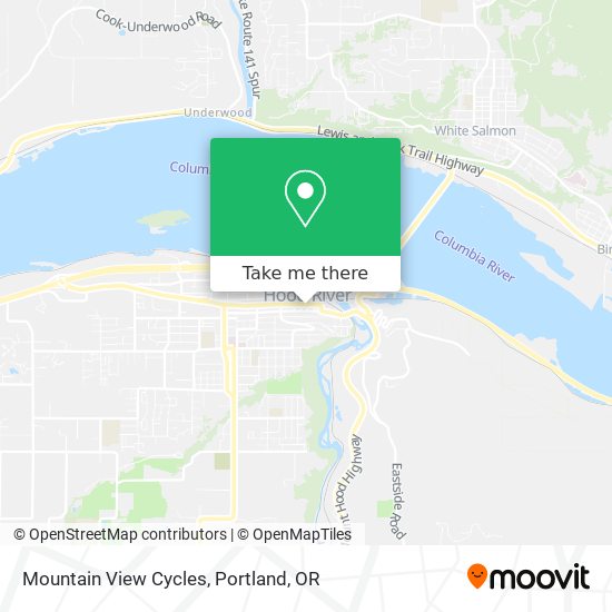 Mountain View Cycles map
