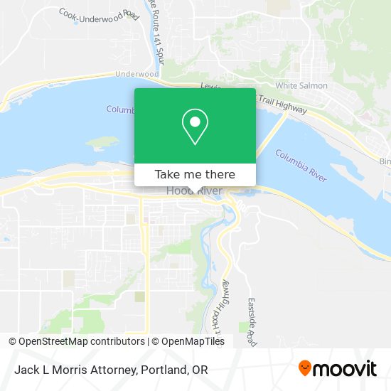 Jack L Morris Attorney map