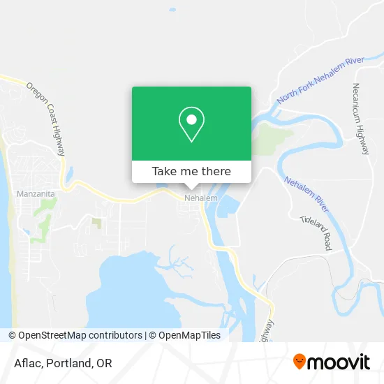 Mapa de Aflac