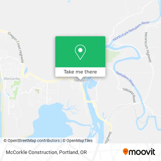 Mapa de McCorkle Construction