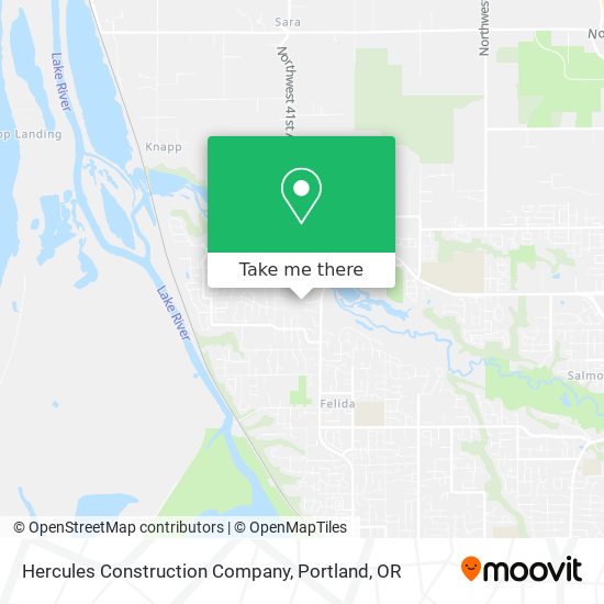 Hercules Construction Company map