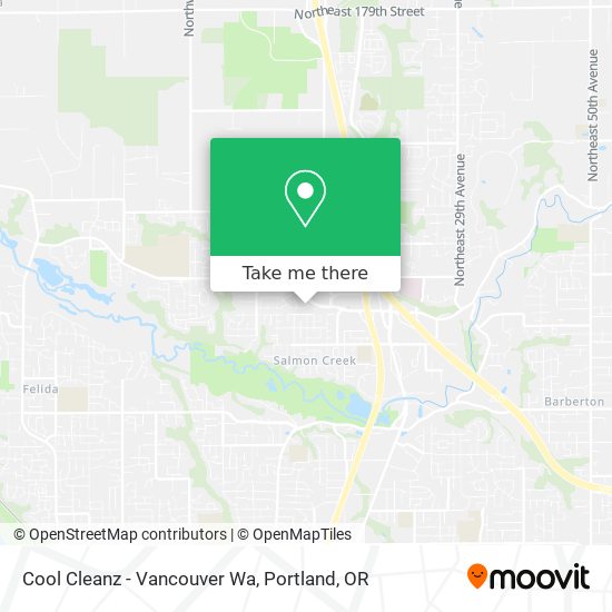 Cool Cleanz - Vancouver Wa map