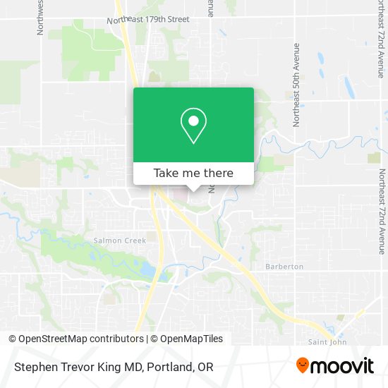 Mapa de Stephen Trevor King MD