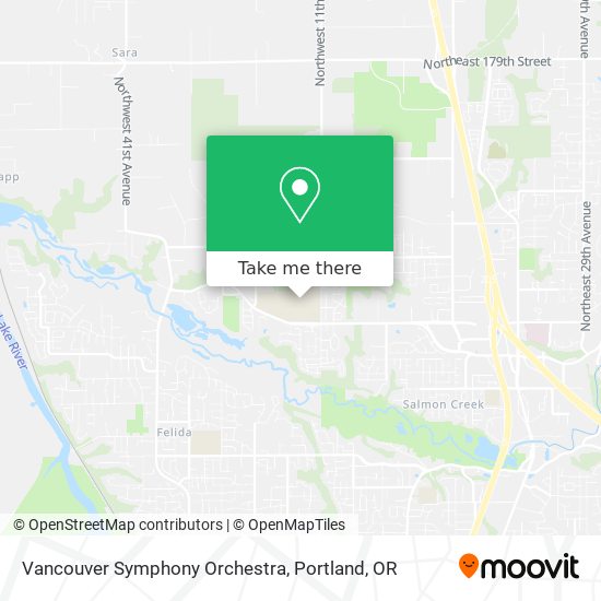 Vancouver Symphony Orchestra map