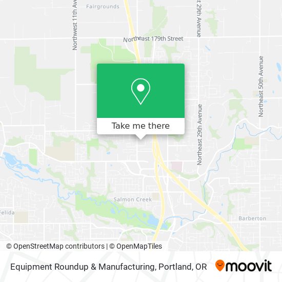 Equipment Roundup & Manufacturing map