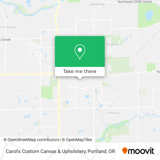 Carol's Custom Canvas & Upholstery map