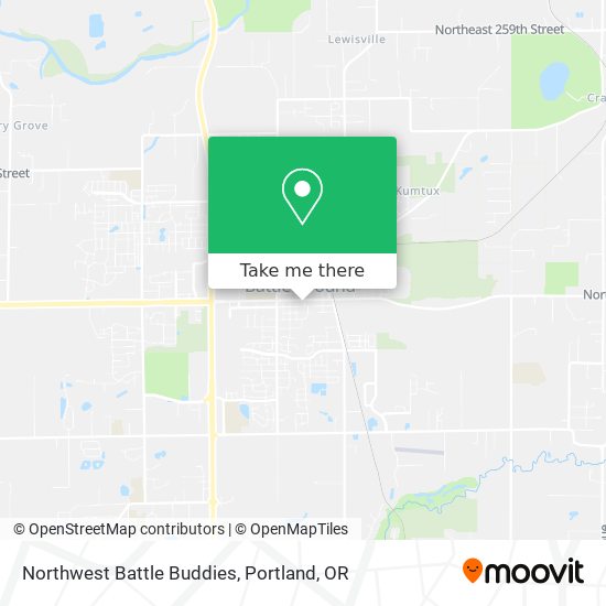 Northwest Battle Buddies map