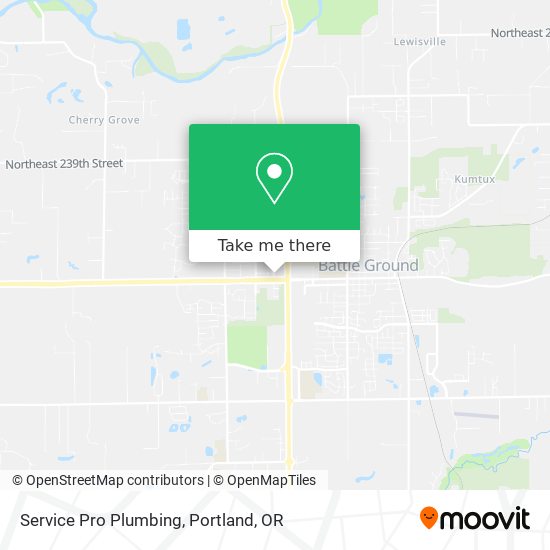 Service Pro Plumbing map