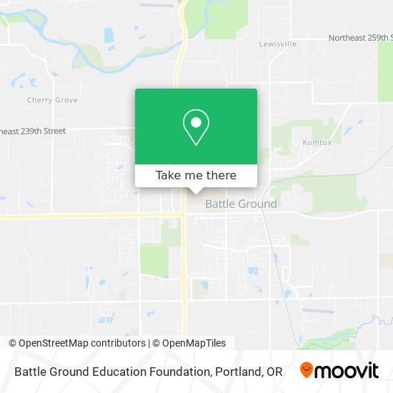 Battle Ground Education Foundation map