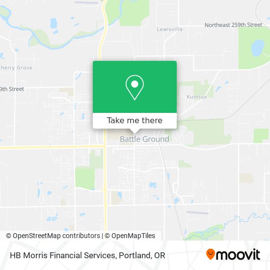 Mapa de HB Morris Financial Services