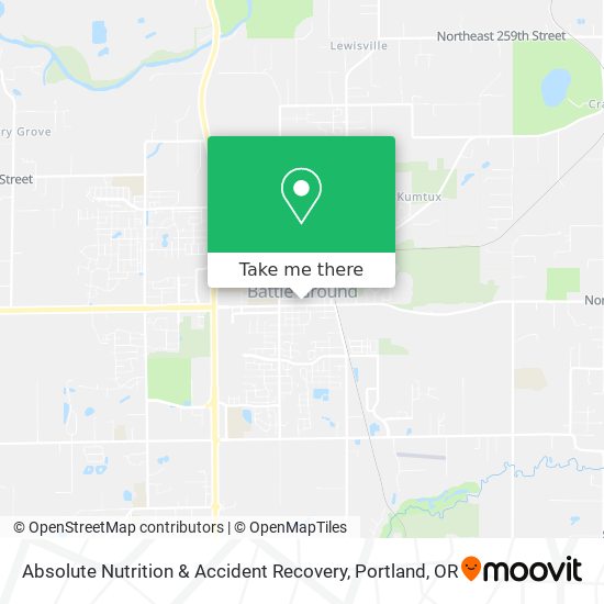 Absolute Nutrition & Accident Recovery map