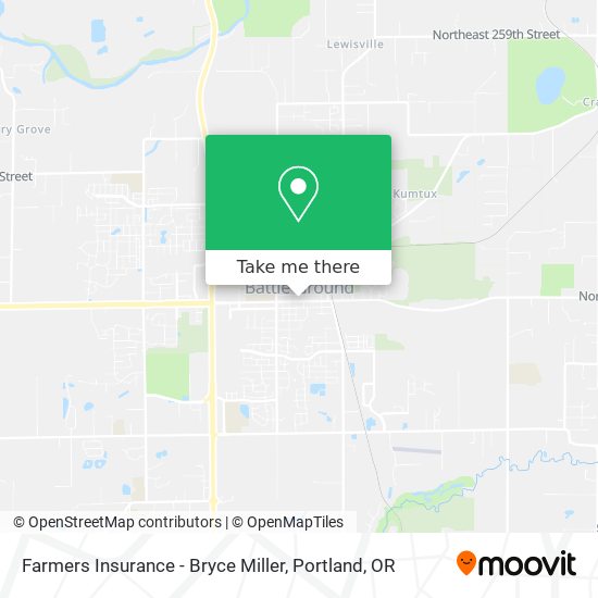 Mapa de Farmers Insurance - Bryce Miller