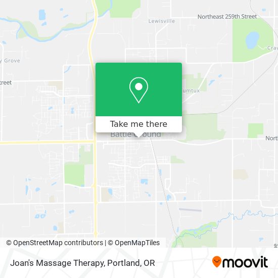 Mapa de Joan's Massage Therapy