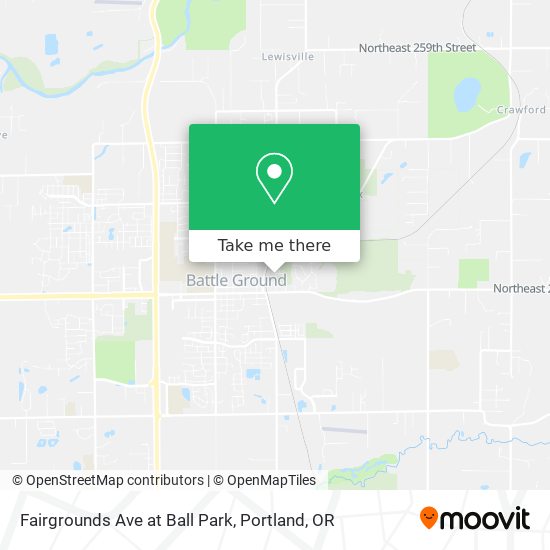 Mapa de Fairgrounds Ave at Ball Park