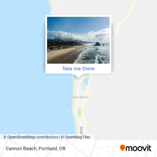 Cannon Beach map