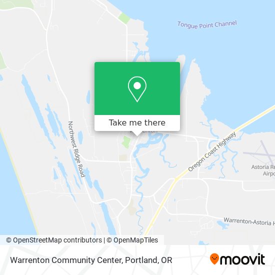 Warrenton Community Center map