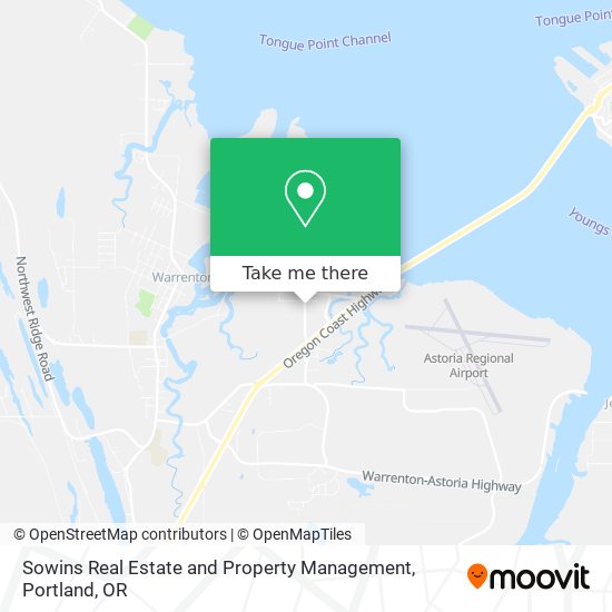 Sowins Real Estate and Property Management map