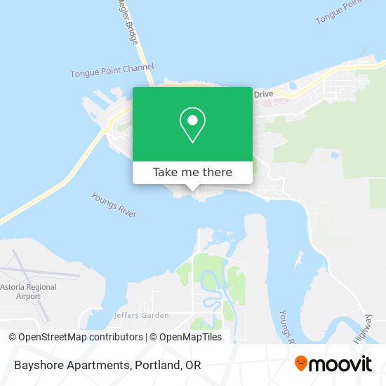 Mapa de Bayshore Apartments
