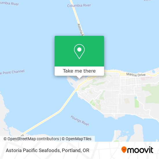 Astoria Pacific Seafoods map