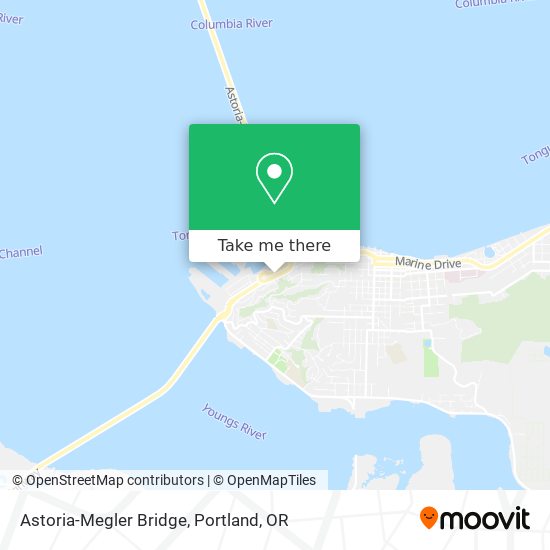 Mapa de Astoria-Megler Bridge