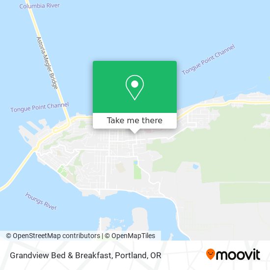 Grandview Bed & Breakfast map