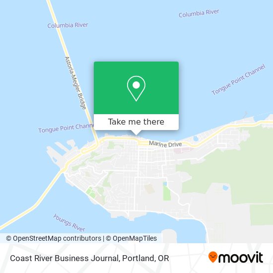 Mapa de Coast River Business Journal