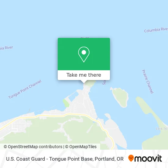 U.S. Coast Guard - Tongue Point Base map