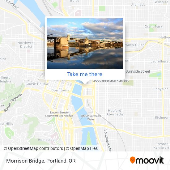 Mapa de Morrison Bridge