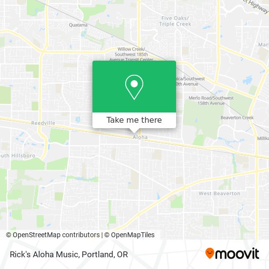 Mapa de Rick's Aloha Music