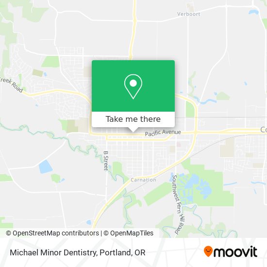 Mapa de Michael Minor Dentistry