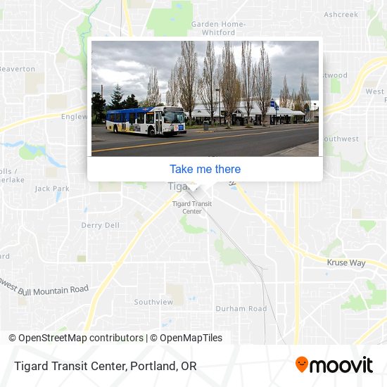 Mapa de Tigard Transit Center