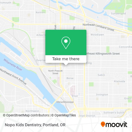 Nopo Kids Dentistry map