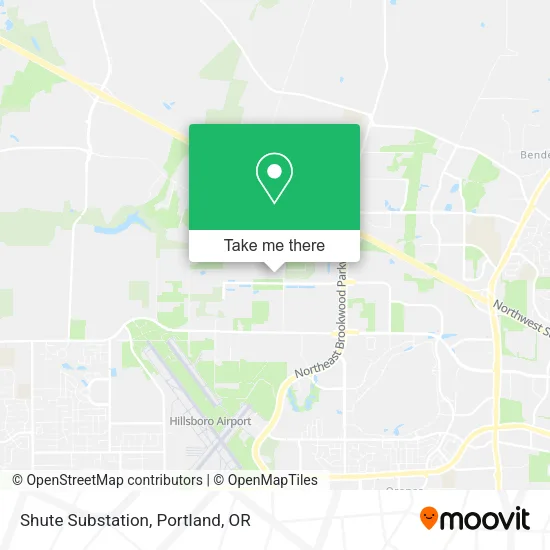 Mapa de Shute Substation