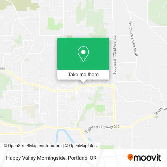 Mapa de Happy Valley Morningside
