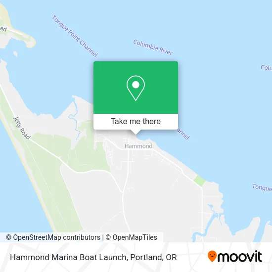 Mapa de Hammond Marina Boat Launch