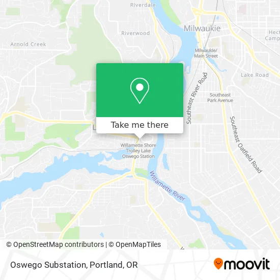 Oswego Substation map