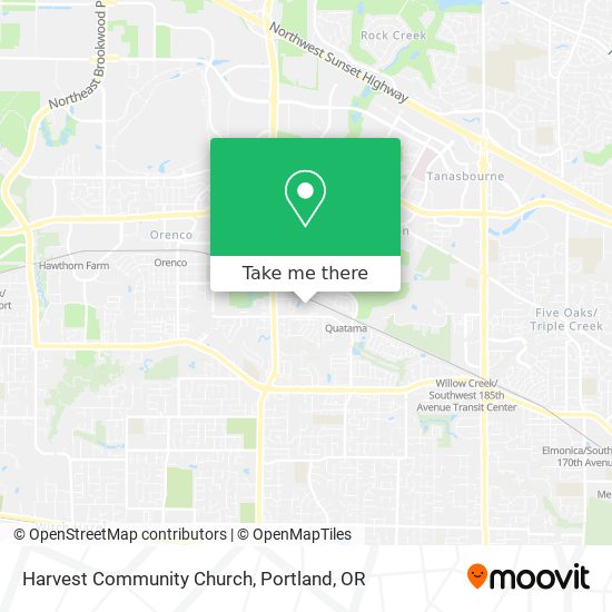 Mapa de Harvest Community Church