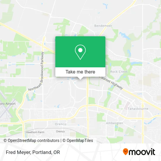 Mapa de Fred Meyer