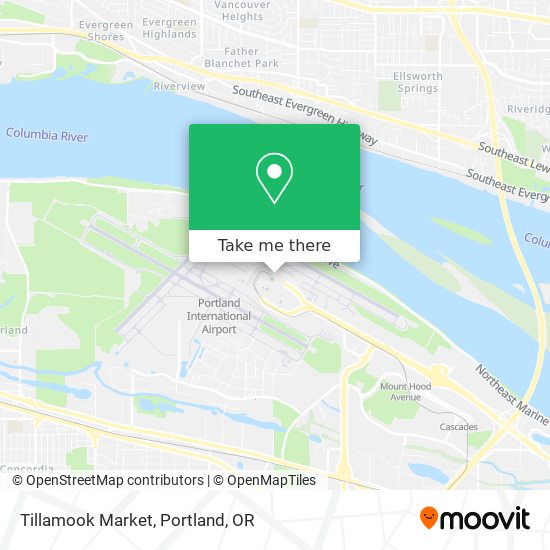 Tillamook Market map