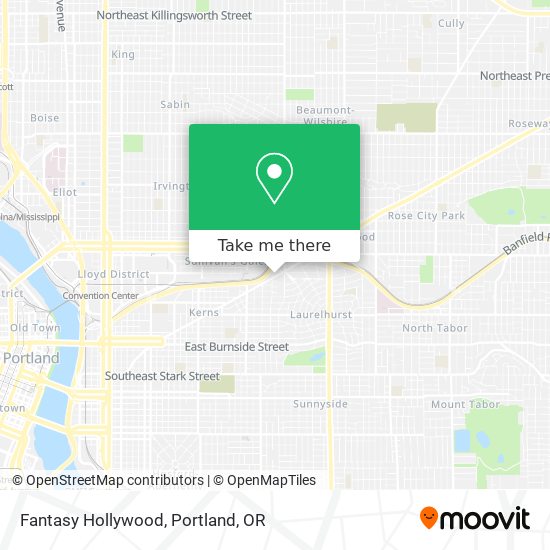 Mapa de Fantasy Hollywood