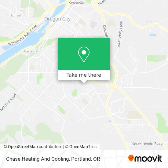 Chase Heating And Cooling map