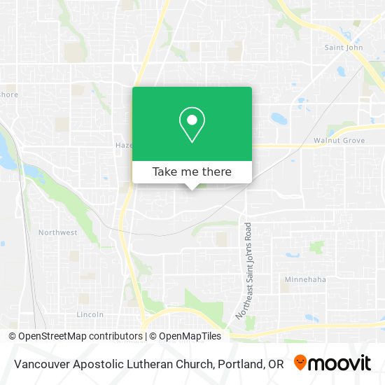 Mapa de Vancouver Apostolic Lutheran Church