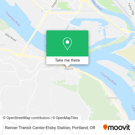 Reinier Transit Center-Etsby Station map