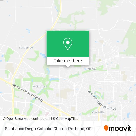 Saint Juan Diego Catholic Church map