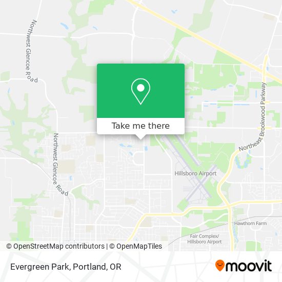 Evergreen Park map