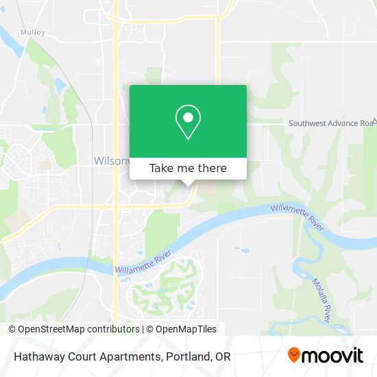 Hathaway Court Apartments map