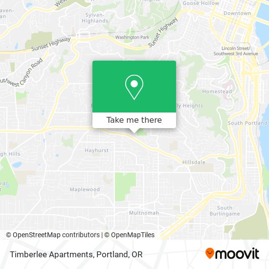 Mapa de Timberlee Apartments
