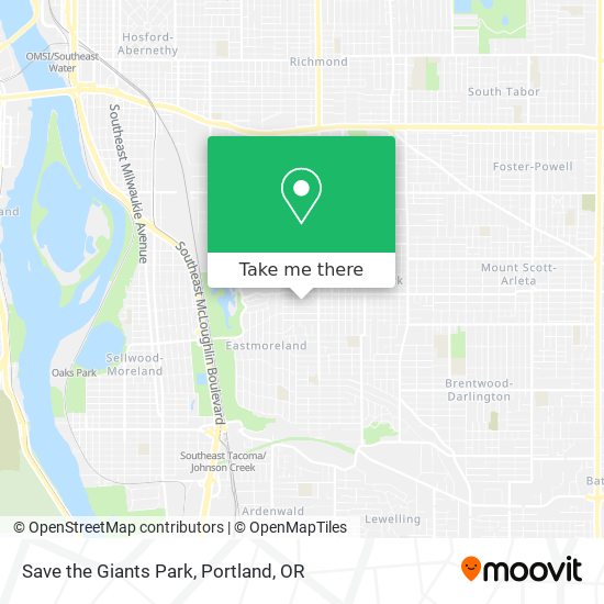 Save the Giants Park map