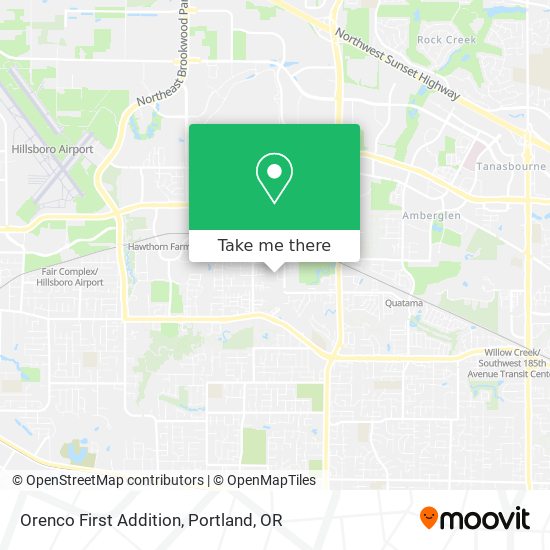 Orenco First Addition map